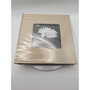 Pioneer Photo Album Beige Linen Window Cover Holds 100 4x6 Photos New